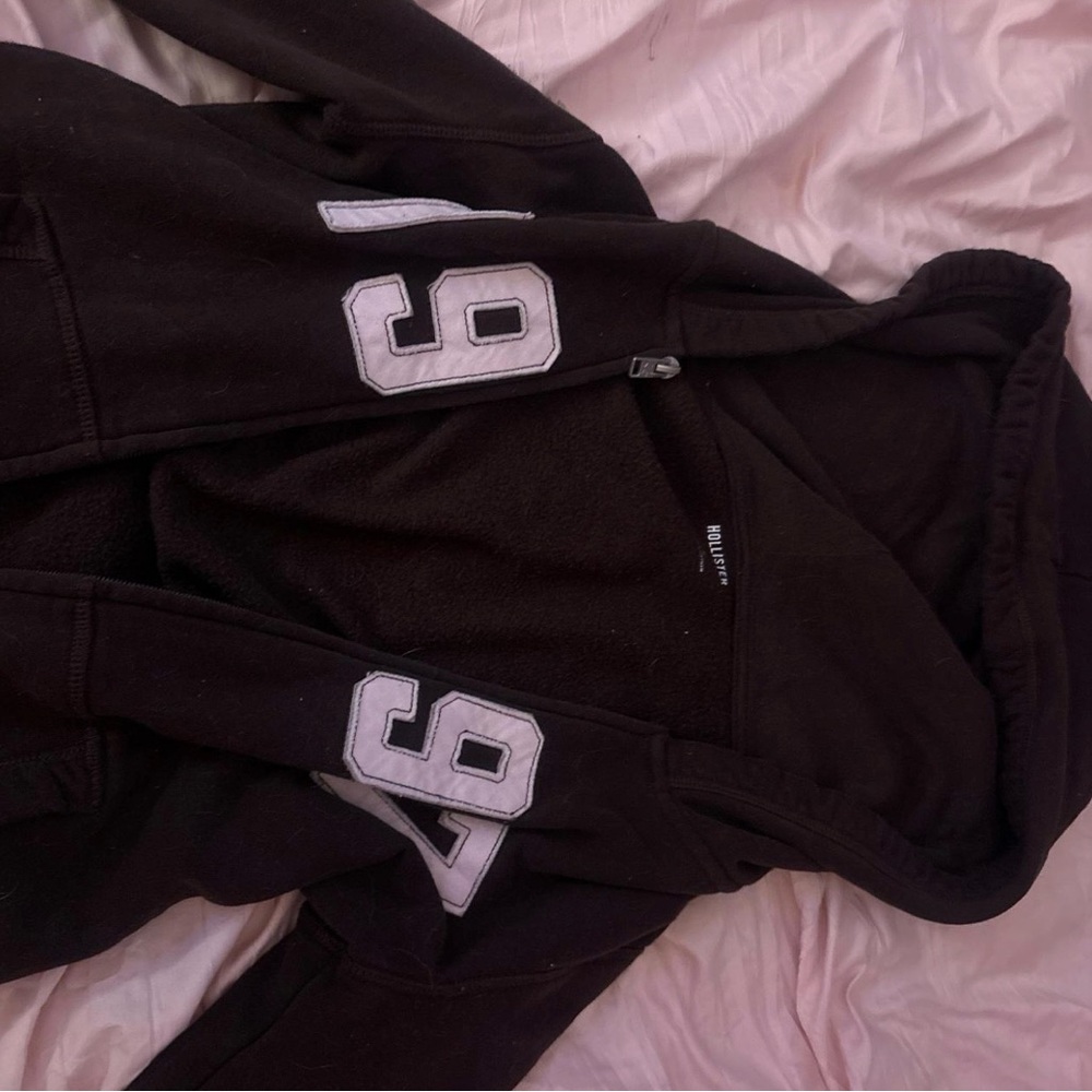 Brown & pink 1997 Hollister zip up